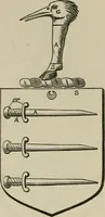 An illustration from The visitation of London : anno Domini 1633, 1634, and 1635. Made by Sr. Henry St. George, kt., Richmond herald, and deputy and marshal to Sr. Richard St. George, kt., Clarencieux king of armes (1880)