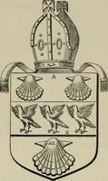An illustration from The visitation of London : anno Domini 1633, 1634, and 1635. Made by Sr. Henry St. George, kt., Richmond herald, and deputy and marshal to Sr. Richard St. George, kt., Clarencieux king of armes (1880)
