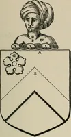 An illustration from The visitation of London : anno Domini 1633, 1634, and 1635. Made by Sr. Henry St. George, kt., Richmond herald, and deputy and marshal to Sr. Richard St. George, kt., Clarencieux king of armes (1880)