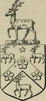 An illustration from The visitation of London : anno Domini 1633, 1634, and 1635. Made by Sr. Henry St. George, kt., Richmond herald, and deputy and marshal to Sr. Richard St. George, kt., Clarencieux king of armes (1880)