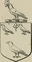An illustration from The visitation of London : anno Domini 1633, 1634, and 1635. Made by Sr. Henry St. George, kt., Richmond herald, and deputy and marshal to Sr. Richard St. George, kt., Clarencieux king of armes (1880)