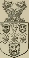 An illustration from The visitation of London : anno Domini 1633, 1634, and 1635. Made by Sr. Henry St. George, kt., Richmond herald, and deputy and marshal to Sr. Richard St. George, kt., Clarencieux king of armes (1880)