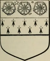 An illustration from The visitation of London : anno Domini 1633, 1634, and 1635. Made by Sr. Henry St. George, kt., Richmond herald, and deputy and marshal to Sr. Richard St. George, kt., Clarencieux king of armes (1880)