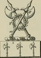 An illustration from The visitation of London : anno Domini 1633, 1634, and 1635. Made by Sr. Henry St. George, kt., Richmond herald, and deputy and marshal to Sr. Richard St. George, kt., Clarencieux king of armes (1880)
