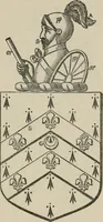 An illustration from The visitation of London : anno Domini 1633, 1634, and 1635. Made by Sr. Henry St. George, kt., Richmond herald, and deputy and marshal to Sr. Richard St. George, kt., Clarencieux king of armes (1880)