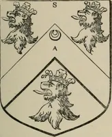 An illustration from The visitation of London : anno Domini 1633, 1634, and 1635. Made by Sr. Henry St. George, kt., Richmond herald, and deputy and marshal to Sr. Richard St. George, kt., Clarencieux king of armes (1880)