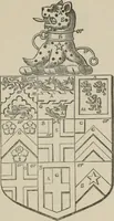 An illustration from The visitation of London : anno Domini 1633, 1634, and 1635. Made by Sr. Henry St. George, kt., Richmond herald, and deputy and marshal to Sr. Richard St. George, kt., Clarencieux king of armes (1880)