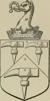 An illustration from The visitation of London : anno Domini 1633, 1634, and 1635. Made by Sr. Henry St. George, kt., Richmond herald, and deputy and marshal to Sr. Richard St. George, kt., Clarencieux king of armes (1880)