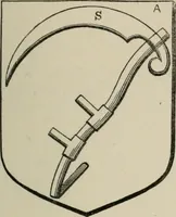 An illustration from The visitation of London : anno Domini 1633, 1634, and 1635. Made by Sr. Henry St. George, kt., Richmond herald, and deputy and marshal to Sr. Richard St. George, kt., Clarencieux king of armes (1880)