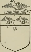 An illustration from The visitation of London : anno Domini 1633, 1634, and 1635. Made by Sr. Henry St. George, kt., Richmond herald, and deputy and marshal to Sr. Richard St. George, kt., Clarencieux king of armes (1880)