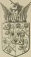 An illustration from The visitation of London : anno Domini 1633, 1634, and 1635. Made by Sr. Henry St. George, kt., Richmond herald, and deputy and marshal to Sr. Richard St. George, kt., Clarencieux king of armes (1880)