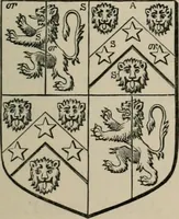 An illustration from The visitation of London : anno Domini 1633, 1634, and 1635. Made by Sr. Henry St. George, kt., Richmond herald, and deputy and marshal to Sr. Richard St. George, kt., Clarencieux king of armes (1880)