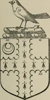 An illustration from The visitation of London : anno Domini 1633, 1634, and 1635. Made by Sr. Henry St. George, kt., Richmond herald, and deputy and marshal to Sr. Richard St. George, kt., Clarencieux king of armes (1880)
