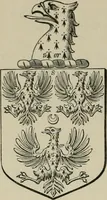 An illustration from The visitation of London : anno Domini 1633, 1634, and 1635. Made by Sr. Henry St. George, kt., Richmond herald, and deputy and marshal to Sr. Richard St. George, kt., Clarencieux king of armes (1880)
