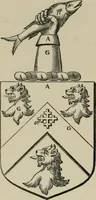 An illustration from The visitation of London : anno Domini 1633, 1634, and 1635. Made by Sr. Henry St. George, kt., Richmond herald, and deputy and marshal to Sr. Richard St. George, kt., Clarencieux king of armes (1880)