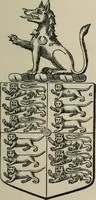 An illustration from The visitation of London : anno Domini 1633, 1634, and 1635. Made by Sr. Henry St. George, kt., Richmond herald, and deputy and marshal to Sr. Richard St. George, kt., Clarencieux king of armes (1880)