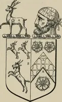 An illustration from The visitation of London : anno Domini 1633, 1634, and 1635. Made by Sr. Henry St. George, kt., Richmond herald, and deputy and marshal to Sr. Richard St. George, kt., Clarencieux king of armes (1880)