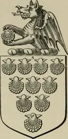 An illustration from The visitation of London : anno Domini 1633, 1634, and 1635. Made by Sr. Henry St. George, kt., Richmond herald, and deputy and marshal to Sr. Richard St. George, kt., Clarencieux king of armes (1880)