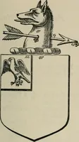 An illustration from The visitation of London : anno Domini 1633, 1634, and 1635. Made by Sr. Henry St. George, kt., Richmond herald, and deputy and marshal to Sr. Richard St. George, kt., Clarencieux king of armes (1880)