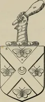 An illustration from The visitation of London : anno Domini 1633, 1634, and 1635. Made by Sr. Henry St. George, kt., Richmond herald, and deputy and marshal to Sr. Richard St. George, kt., Clarencieux king of armes (1880)