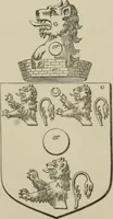 An illustration from The visitation of London : anno Domini 1633, 1634, and 1635. Made by Sr. Henry St. George, kt., Richmond herald, and deputy and marshal to Sr. Richard St. George, kt., Clarencieux king of armes (1880)