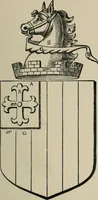 An illustration from The visitation of London : anno Domini 1633, 1634, and 1635. Made by Sr. Henry St. George, kt., Richmond herald, and deputy and marshal to Sr. Richard St. George, kt., Clarencieux king of armes (1880)