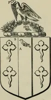 An illustration from The visitation of London : anno Domini 1633, 1634, and 1635. Made by Sr. Henry St. George, kt., Richmond herald, and deputy and marshal to Sr. Richard St. George, kt., Clarencieux king of armes (1880)