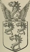 An illustration from The visitation of London : anno Domini 1633, 1634, and 1635. Made by Sr. Henry St. George, kt., Richmond herald, and deputy and marshal to Sr. Richard St. George, kt., Clarencieux king of armes (1880)
