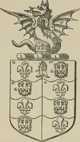 An illustration from The visitation of London : anno Domini 1633, 1634, and 1635. Made by Sr. Henry St. George, kt., Richmond herald, and deputy and marshal to Sr. Richard St. George, kt., Clarencieux king of armes (1880)