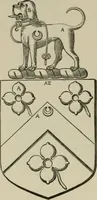An illustration from The visitation of London : anno Domini 1633, 1634, and 1635. Made by Sr. Henry St. George, kt., Richmond herald, and deputy and marshal to Sr. Richard St. George, kt., Clarencieux king of armes (1880)