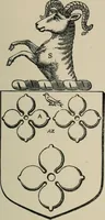 An illustration from The visitation of London : anno Domini 1633, 1634, and 1635. Made by Sr. Henry St. George, kt., Richmond herald, and deputy and marshal to Sr. Richard St. George, kt., Clarencieux king of armes (1880)