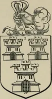 An illustration from The visitation of London : anno Domini 1633, 1634, and 1635. Made by Sr. Henry St. George, kt., Richmond herald, and deputy and marshal to Sr. Richard St. George, kt., Clarencieux king of armes (1880)