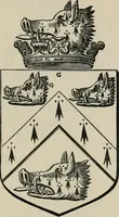 An illustration from The visitation of London : anno Domini 1633, 1634, and 1635. Made by Sr. Henry St. George, kt., Richmond herald, and deputy and marshal to Sr. Richard St. George, kt., Clarencieux king of armes (1880)