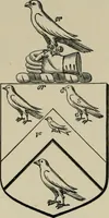 An illustration from The visitation of London : anno Domini 1633, 1634, and 1635. Made by Sr. Henry St. George, kt., Richmond herald, and deputy and marshal to Sr. Richard St. George, kt., Clarencieux king of armes (1880)