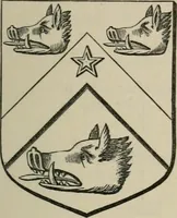 An illustration from The visitation of London : anno Domini 1633, 1634, and 1635. Made by Sr. Henry St. George, kt., Richmond herald, and deputy and marshal to Sr. Richard St. George, kt., Clarencieux king of armes (1880)