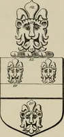 An illustration from The visitation of London : anno Domini 1633, 1634, and 1635. Made by Sr. Henry St. George, kt., Richmond herald, and deputy and marshal to Sr. Richard St. George, kt., Clarencieux king of armes (1880)