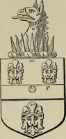 An illustration from The visitation of London : anno Domini 1633, 1634, and 1635. Made by Sr. Henry St. George, kt., Richmond herald, and deputy and marshal to Sr. Richard St. George, kt., Clarencieux king of armes (1880)