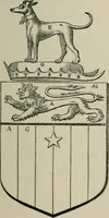 An illustration from The visitation of London : anno Domini 1633, 1634, and 1635. Made by Sr. Henry St. George, kt., Richmond herald, and deputy and marshal to Sr. Richard St. George, kt., Clarencieux king of armes (1880)
