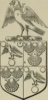 An illustration from The visitation of London : anno Domini 1633, 1634, and 1635. Made by Sr. Henry St. George, kt., Richmond herald, and deputy and marshal to Sr. Richard St. George, kt., Clarencieux king of armes (1880)