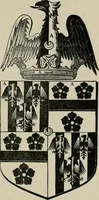 An illustration from The visitation of London : anno Domini 1633, 1634, and 1635. Made by Sr. Henry St. George, kt., Richmond herald, and deputy and marshal to Sr. Richard St. George, kt., Clarencieux king of armes (1880)