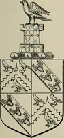 An illustration from The visitation of London : anno Domini 1633, 1634, and 1635. Made by Sr. Henry St. George, kt., Richmond herald, and deputy and marshal to Sr. Richard St. George, kt., Clarencieux king of armes (1880)