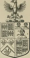 An illustration from The visitation of London : anno Domini 1633, 1634, and 1635. Made by Sr. Henry St. George, kt., Richmond herald, and deputy and marshal to Sr. Richard St. George, kt., Clarencieux king of armes (1880)