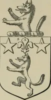 An illustration from The visitation of London : anno Domini 1633, 1634, and 1635. Made by Sr. Henry St. George, kt., Richmond herald, and deputy and marshal to Sr. Richard St. George, kt., Clarencieux king of armes (1880)