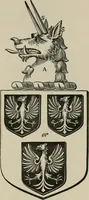 An illustration from The visitation of London : anno Domini 1633, 1634, and 1635. Made by Sr. Henry St. George, kt., Richmond herald, and deputy and marshal to Sr. Richard St. George, kt., Clarencieux king of armes (1880)