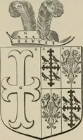 An illustration from The visitation of London : anno Domini 1633, 1634, and 1635. Made by Sr. Henry St. George, kt., Richmond herald, and deputy and marshal to Sr. Richard St. George, kt., Clarencieux king of armes (1880)