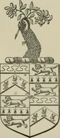 An illustration from The visitation of London : anno Domini 1633, 1634, and 1635. Made by Sr. Henry St. George, kt., Richmond herald, and deputy and marshal to Sr. Richard St. George, kt., Clarencieux king of armes (1880)