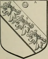 An illustration from The visitation of London : anno Domini 1633, 1634, and 1635. Made by Sr. Henry St. George, kt., Richmond herald, and deputy and marshal to Sr. Richard St. George, kt., Clarencieux king of armes (1880)