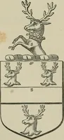 An illustration from The visitation of London : anno Domini 1633, 1634, and 1635. Made by Sr. Henry St. George, kt., Richmond herald, and deputy and marshal to Sr. Richard St. George, kt., Clarencieux king of armes (1880)