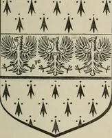 An illustration from The visitation of London : anno Domini 1633, 1634, and 1635. Made by Sr. Henry St. George, kt., Richmond herald, and deputy and marshal to Sr. Richard St. George, kt., Clarencieux king of armes (1880)