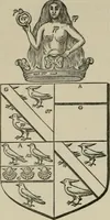 An illustration from The visitation of London : anno Domini 1633, 1634, and 1635. Made by Sr. Henry St. George, kt., Richmond herald, and deputy and marshal to Sr. Richard St. George, kt., Clarencieux king of armes (1880)